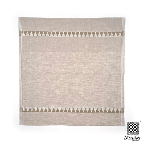 Sharktooth Linen Napkins set of 2 - Mustard